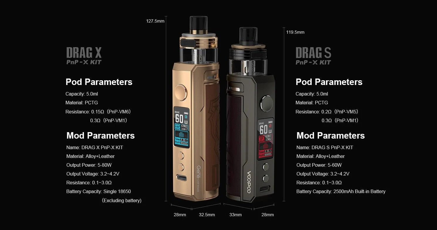 VOOPOO DRAG X PnP-X Kit